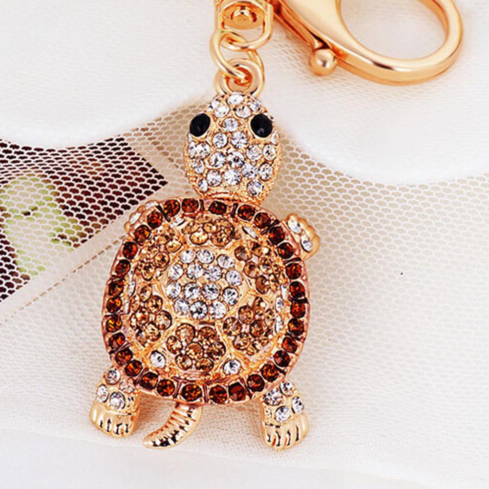 Drahokamenová želva přívěsek na klíče přívěsek na klíče taška na zavěšení do auta