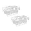 2x Self-floating Fish Breeder Case Breeding Box Aquarium Tank Hatchery Aquariums Accessories