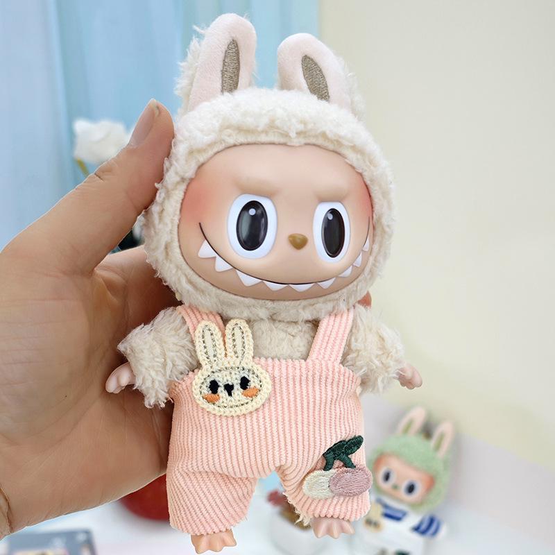 Labubu 17cm Pendant Clothes: Single Pants & Skirt Accessories for Replacement
