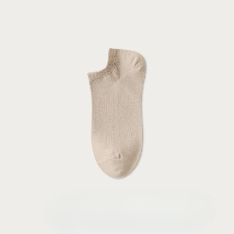 Men's Summer Thin Sports Deodorant Breathable Sweat Suction Shallow Mouth Student Boat Socks