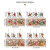 Artistic Wood Gingerbreads Man Ornament Delicate Wood Gingerbreads Man Hanging Ornament Charm For Family Holiday Fun