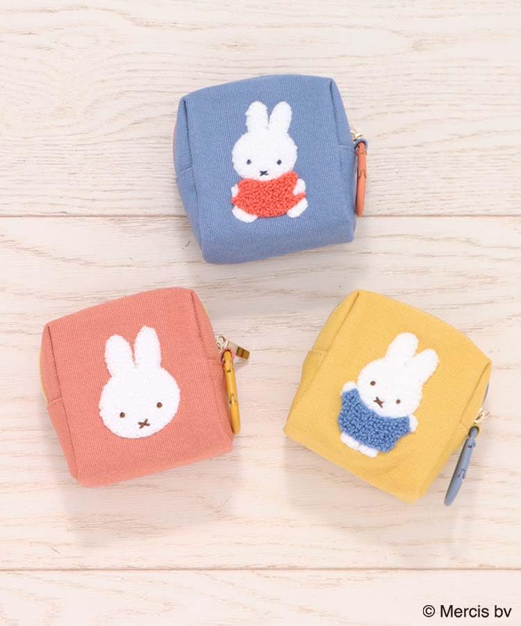 Marimo Craft MIFFY Colorful Sagara Series Mini Pouch, Blue, Small Item Storage, Character Pouch, Blue, Approx. W80 x H80 x D40mm (DBM-3221)