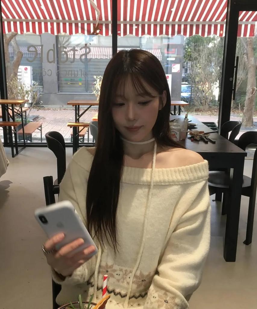 GENERALIDEA Snow Wide Boat Neck Pullover [Ivory] / Wbe4L05554