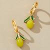 Mode Herfst Fruit Watermeloen Druif Blauwe Bes Oorbellen Oorbellen Stud Oorbellen Verguld Kleurbehoud