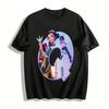 Urban Fantasy Print T-shirt Chinese Style Cool Loose Casual Top For Men And Women Pure Cotton T-shirt