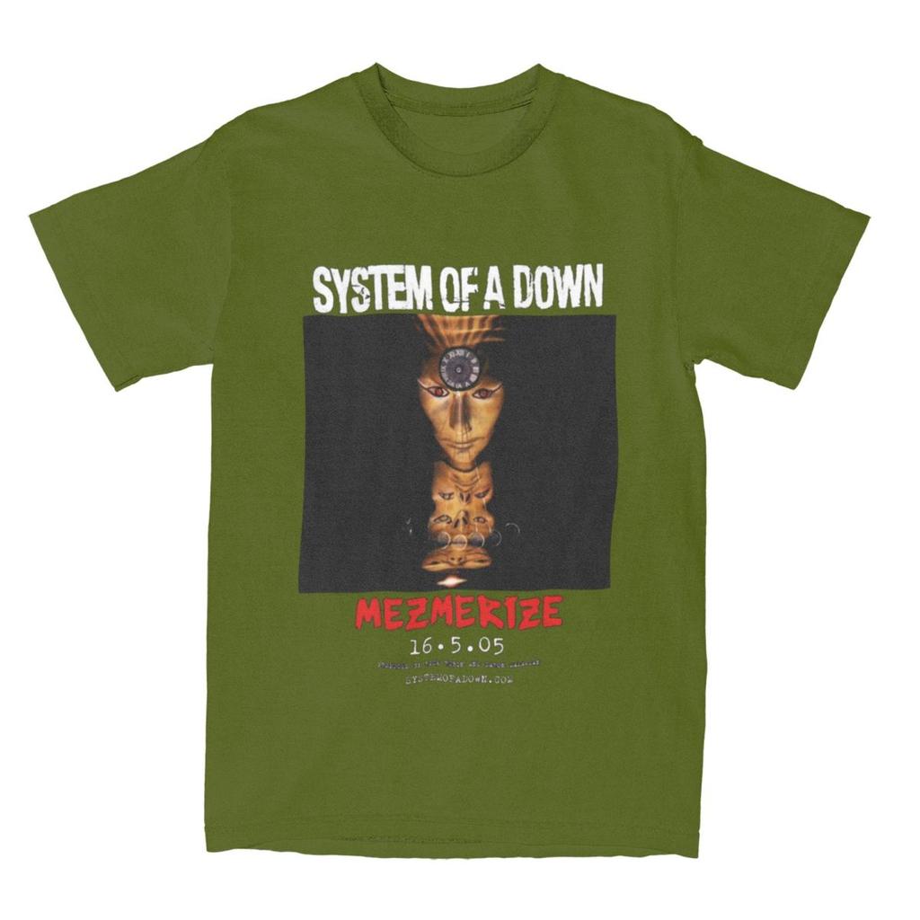 Systemed Of A Down T-Shirt Summer hypnotize music Aesthetic T-Shirts Cotton Fashion Tshirt For Men Short Sleeve Casual Clothing