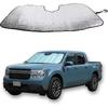 Windshield Sun Shade for Ford Maverick Accessories 2022 2023 2024 2025 Car Silver Thicken 5-Layer UV Reflector Auto Front Window Sunshade Visor