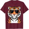 Tiger Costume for Men Women Boys Zoo Tiger Print Tiger Lover T-Shirt