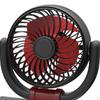 Car Double Head Folding Fan Auto Air Cooling Supplies Low Noise Vehicle Electric