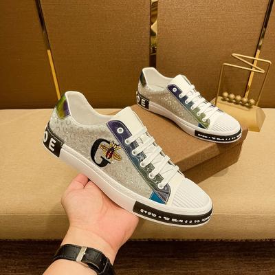 Italy Designers Men's Casual Shoes Men Luxury Fashion Genuine Leather Business Leather Shoes Man Lace-up Sports Classic Sneakers