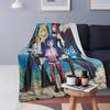 Fairy Tail Blanket Soft Warm Flannel Throw Blanket Cover for Bed Living Room Picnic Travel Home Couch