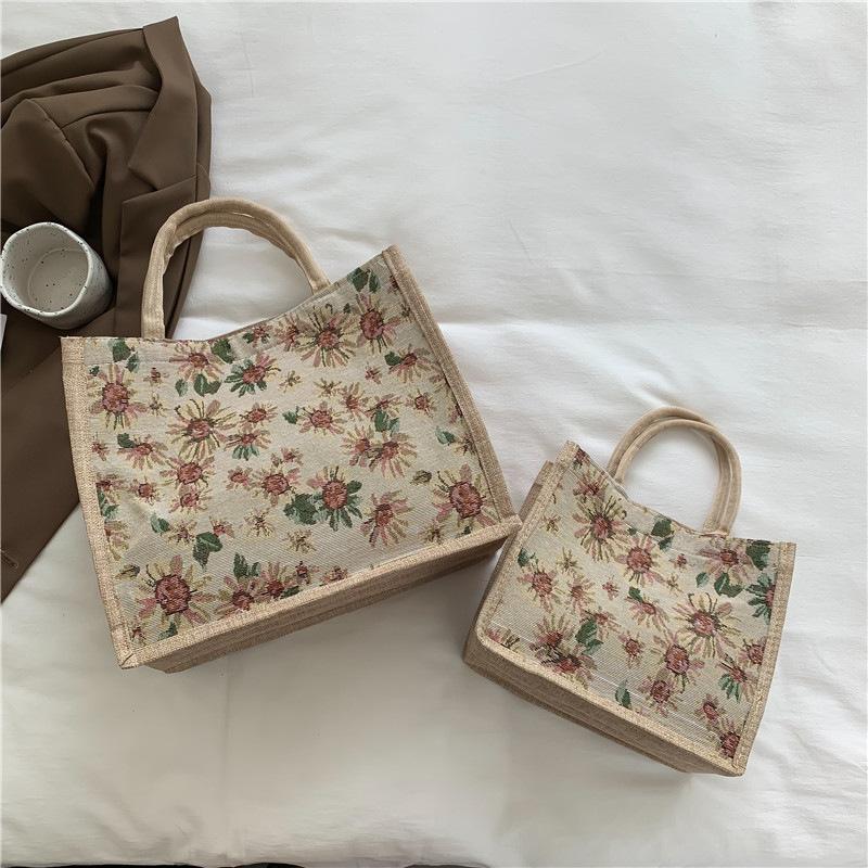 Large Capacity Cotton and Linen Bag Women's 2025 New Fashion Versatile Handbag Work Tote Bag