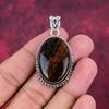 Mahogany Jasper Handmade Gemstone Pendant, 925 Solid Sterling Silver Pendant Antique Jewelry, For Engagement Gift
