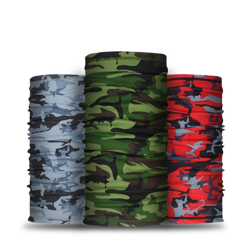 Proteção UV Cobertura Facial de Seda Gelo Tubo de Pescoço Bandana Lenço para Esportes ao Ar Livre Respirável Lenço para Caminhada Polaina de Pescoço Bandana