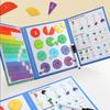 Montessori Fraction Learning Math Toys Magnetic Arithmetic Teaching Aids Educational Book Toy For Children Christmas Gifts