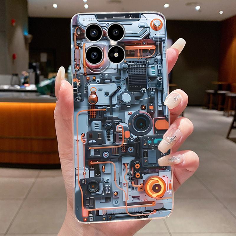 Casing For Xiaomi Poco F8 Pro Ultra F8Pro F8Ultra 5G Transparent Phone Case Luxury Dragon Cute Cool Boys Girls Soft Back Cover