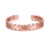 Vinterly Twisted Magnetic Bracelets Pure Copper Adjustable Cuff Vintage High Magnet Benefits Health Energy Jewelry for Women