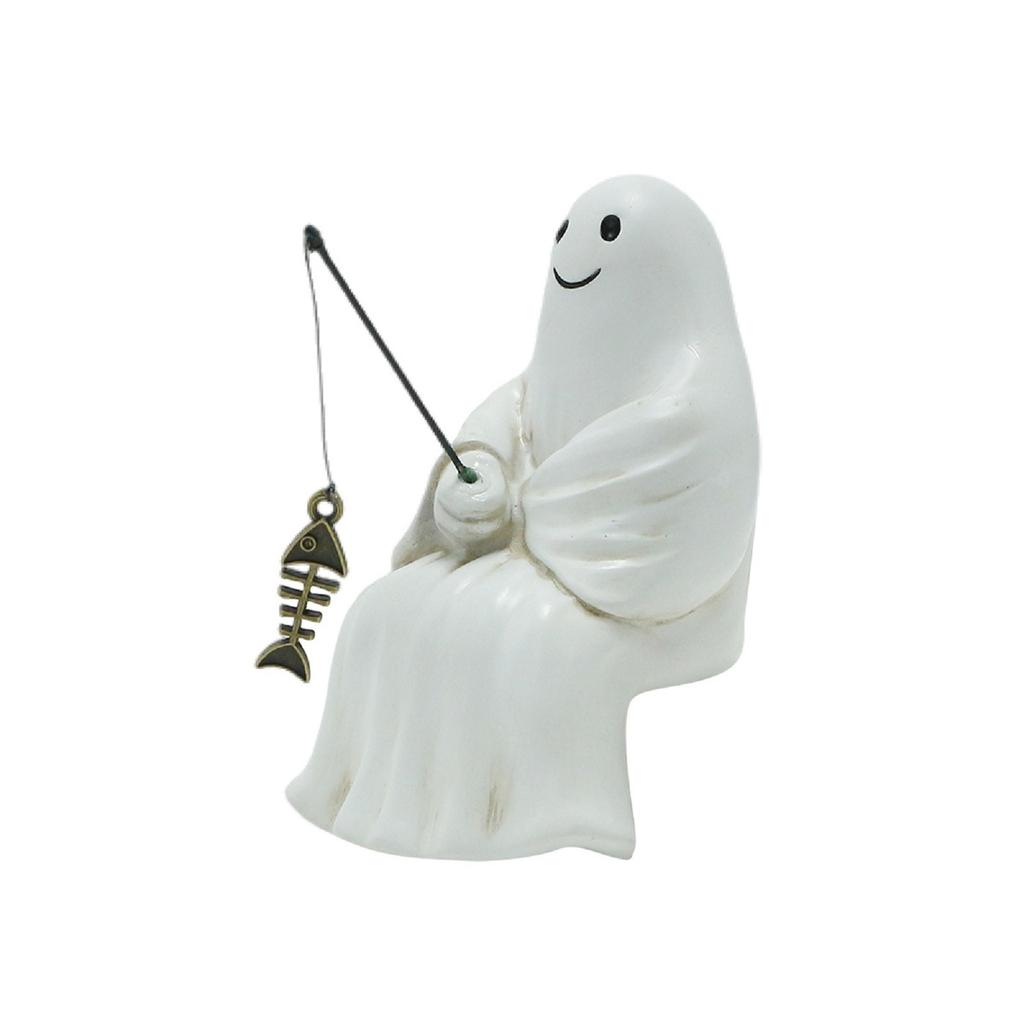 Halloween Pumpkins Witch Resin Ornament Outdoor Courtyard Bonsai Home Decoration Set