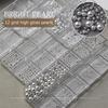 6/12 Grids Pearl Nail Art Decorations White Half Round Flat Bottom Full Circle Mixed Size Nail Art Diy Accessories