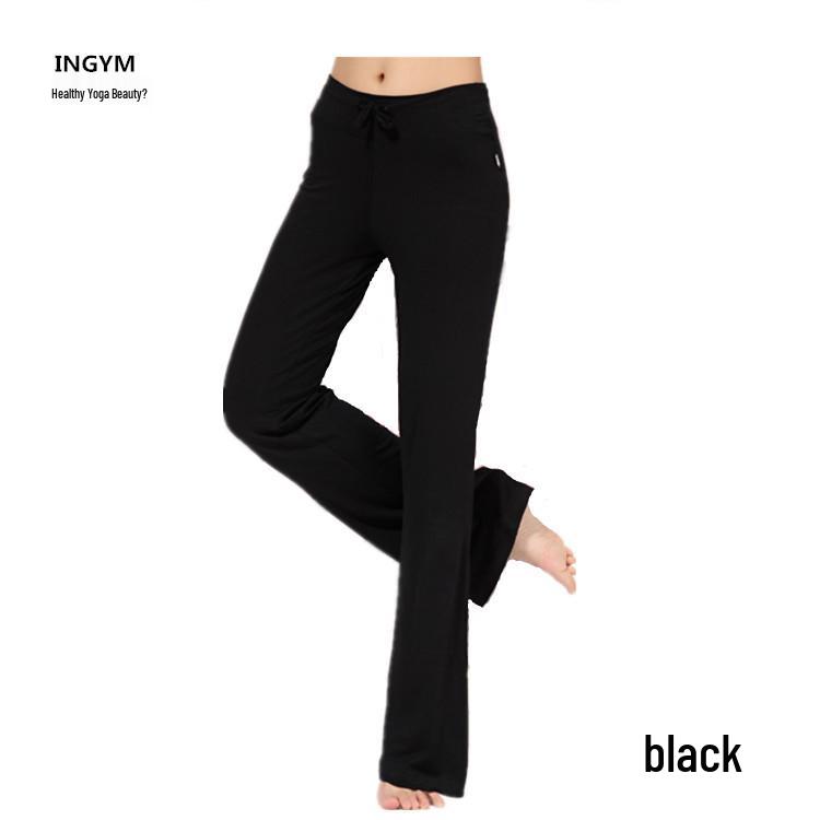 Women's Modal Micro-Flare Fitness & Dance Pants - Loose Yoga & Casual Long Pants