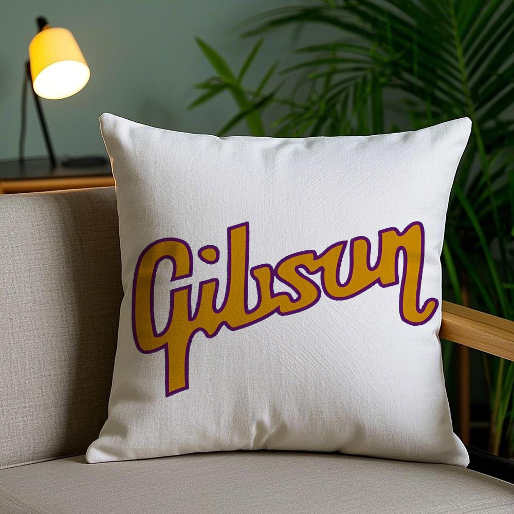 Fashion Brand G-Gibson Cushion Cover Soft Short Plush Double-Sided Printing Home Decor Machine Washable Pillow Case Gift