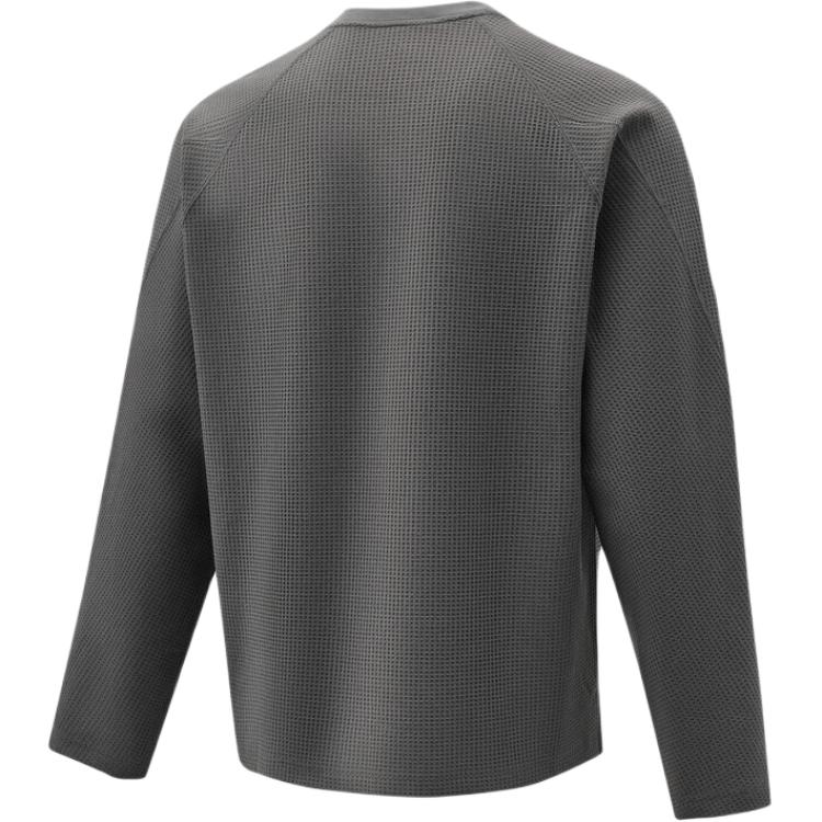 Adidas Fos M Wf Tee Ls Round Neck Pullover Long Sleeve Sweatshirt Men sweatshirt KW0110