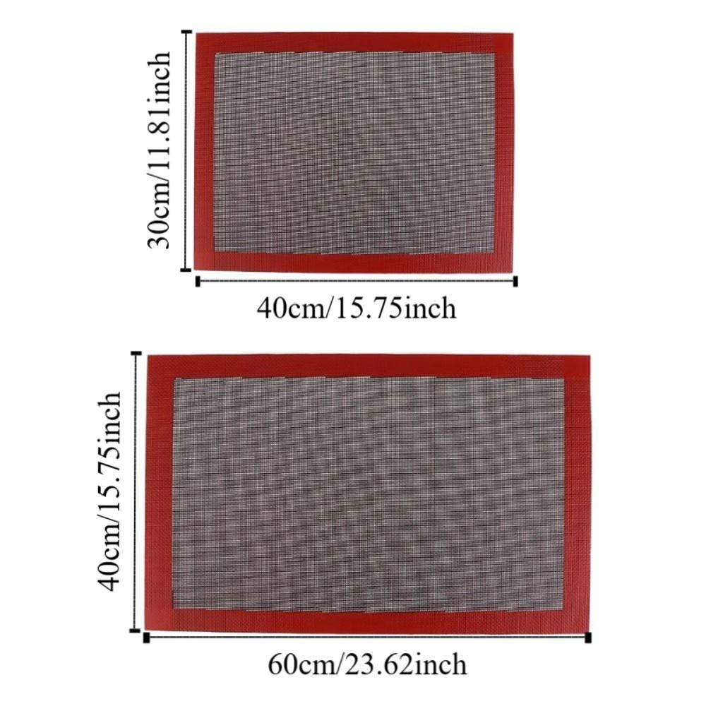 1/2 ks žáruvzdorná perforovaná silikonová podložka na pečení Kuchyňské potřeby na pečení