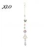 Unique Housewarming Gifts Butterfly Crystal Suncatcher Wind Chime, Rainbow Maker Prism Hanging Ornament, Chime Indoor Outdoor Pendant for Home,