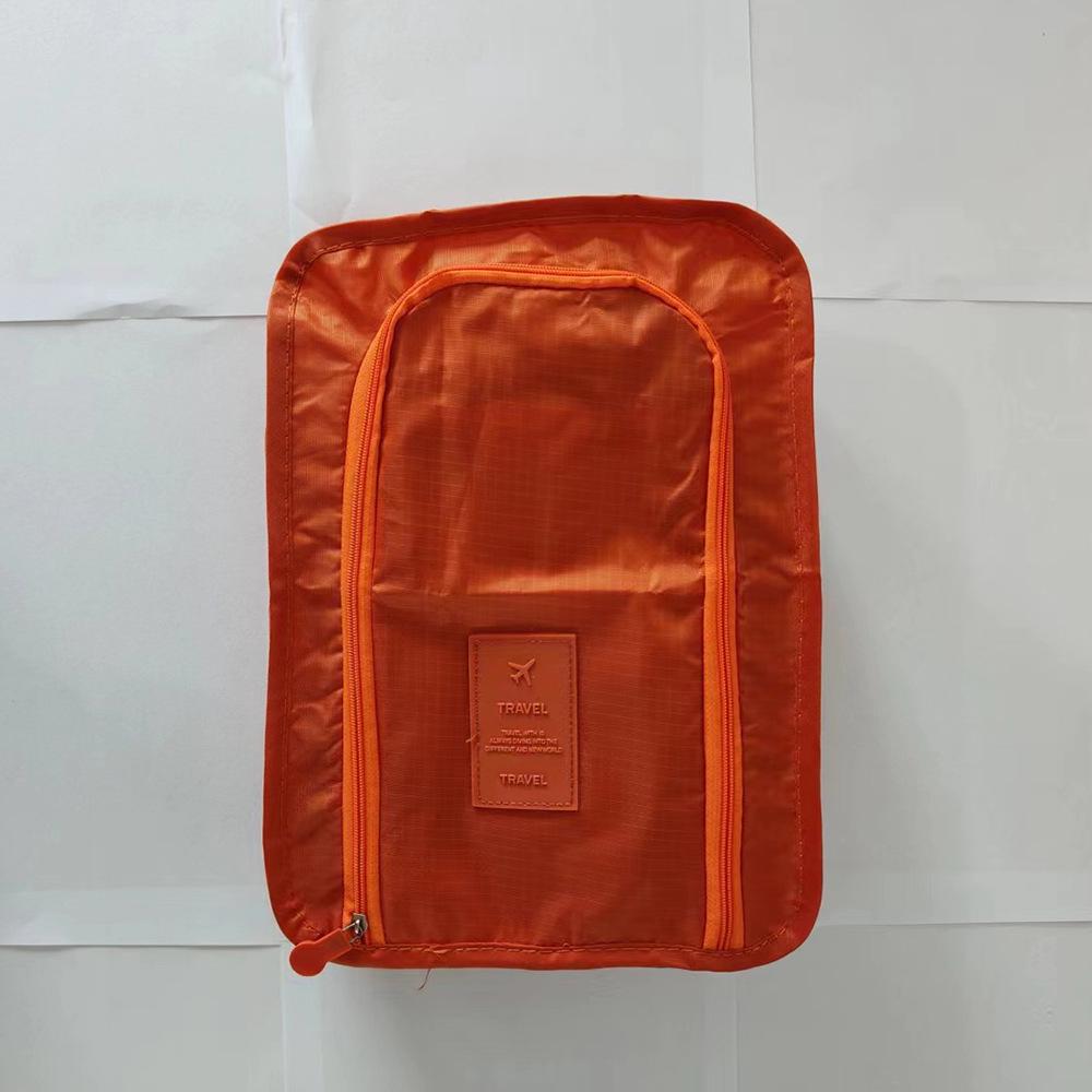 Водонепроницаемая сумка для хранения обуви в путешествии оранжевый