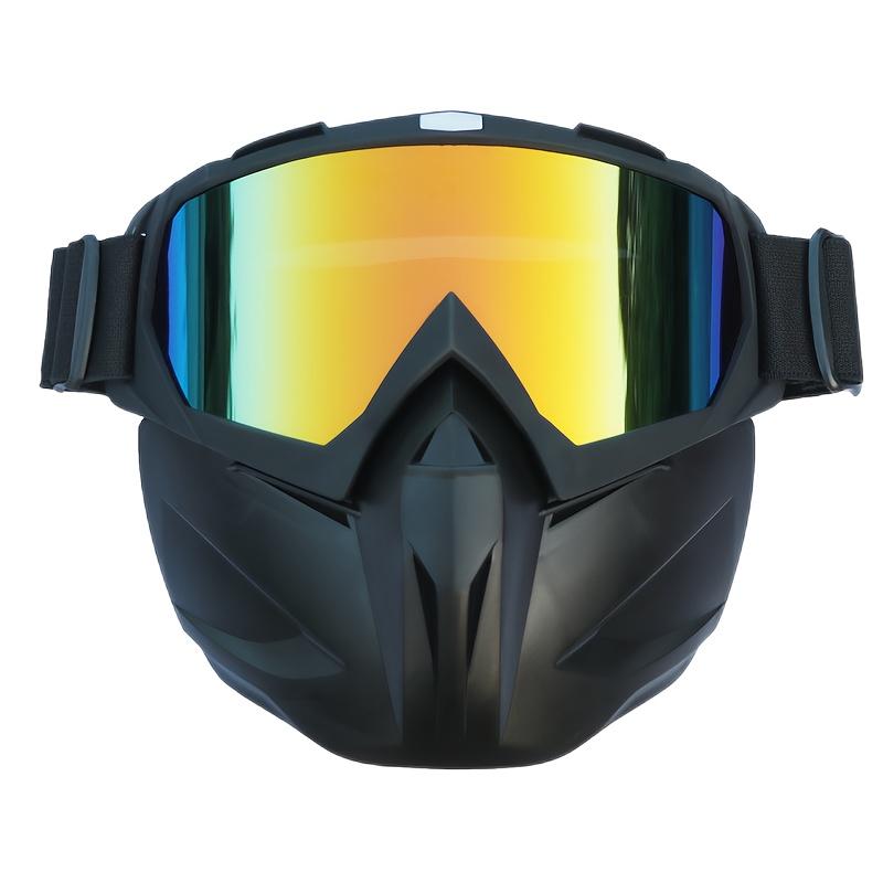 M138 Retro Motorcycle Helmet Mask Off-Road Sports Windshield Goggles for Outdoor Riding and Cycling