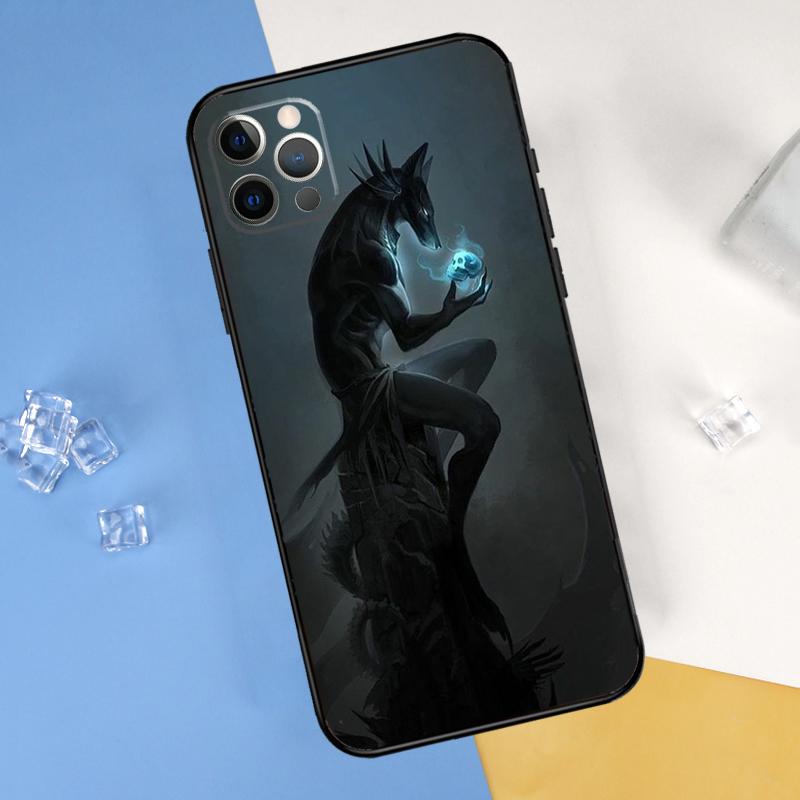 Anubis Ankh Egyptian God Phone Case For iPhone 16 Pro Max 13 12 Mini 11 14 15 Pro Max XR 16 15 Plus 16e Cover Shell