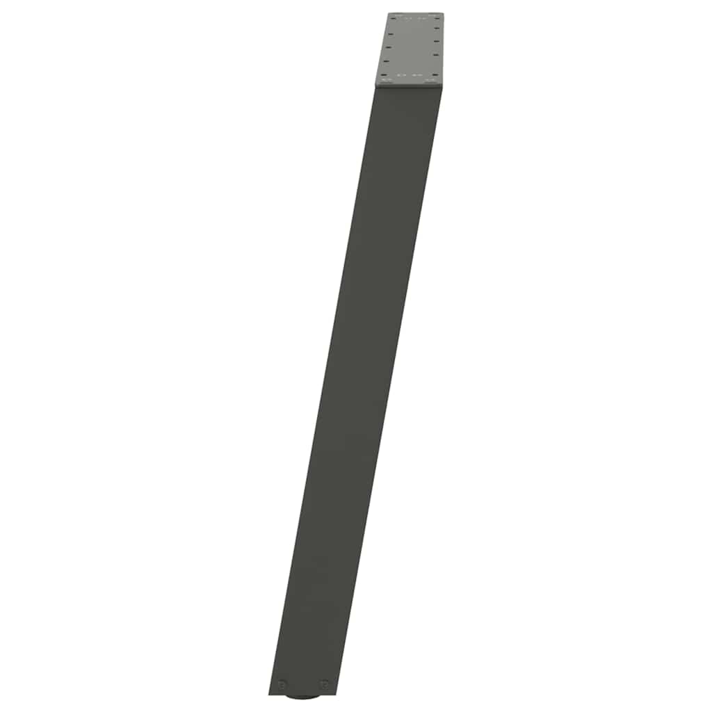 Vidxl Nogi Do Stołu Jadalnianego, 2 Szt., Antracyt, 100X(72-73) Cm