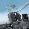 Uchwyt do telefonu na rower motocykl hulajnogę 4.7-7'' - czarny