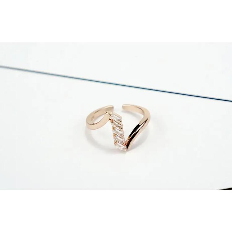 925 Sterling Silver Ring AAA Zircon Adjustable Simplicity Fashion Exquisite Women Jewelry Accessories Wedding Party Gift