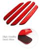 4PCS Universal Carbon Fiber Color  Rubber Car Door Scuff Sill Cover Panel Step Protector Bumper Corner Protector
