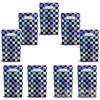 Chessboard Laser Rainbow Theme Party Supplies Gift Bag Aluminum Film Birthday Decoration Gift Bag Candy Tote Bag