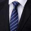 Tie Men'S Business Dress Wedding Groom Red Black Work Korean Zipper No-Beat Tie
