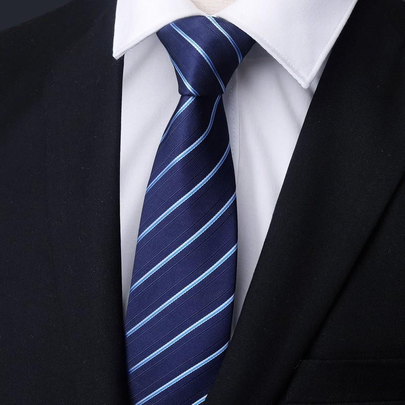 Tie Men'S Business Dress Wedding Groom Red Black Work Korean Zipper No-Beat Tie