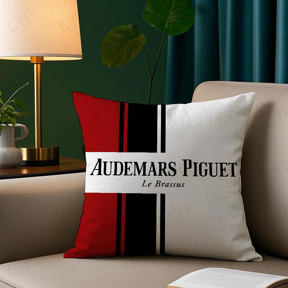 Audemars Piguet Pillow Case Anti-Dustmite Pillowcase Invisible Zipper Silky Short Plush Sofa Cushion Cover