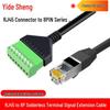RJ45 To 8-Pin Terminal Block Network Extension Cable