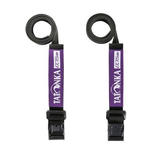 

TATONKA EASY STRAP Cargo Tie-Down Strap, 1.8cm Wide x 0.75m Long, Polypropylene, Purple x Black [Officially Imported]