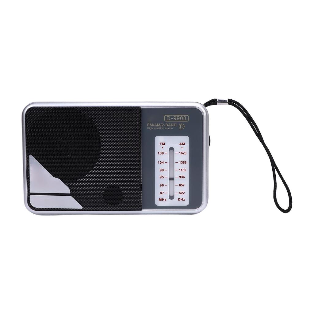 Portable AM FM Radio Battery Operated USB Powered Seniors Radio with Semiconductor for Indoor Outdoor Travel