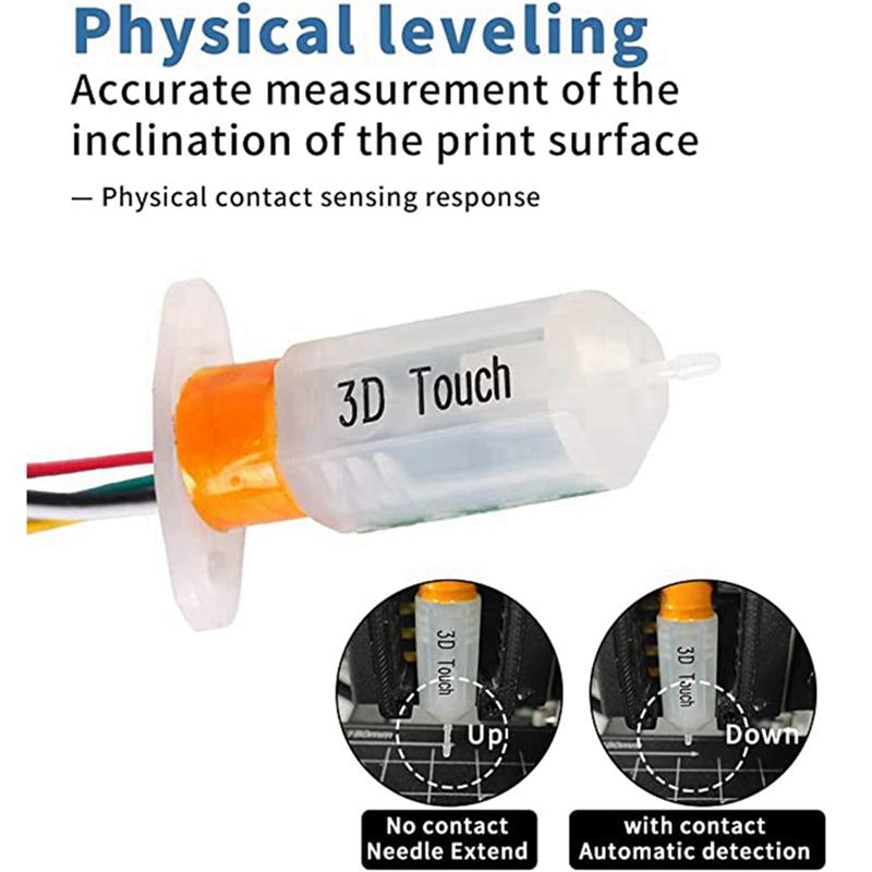 3D Printer Automatic Self-Leveling Sensor For 3D Touch Sensor Automatic Hot Bed Leveling Sensor Leveling White