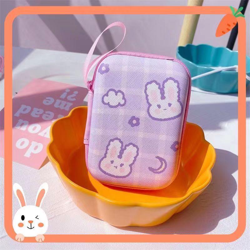 Cartoon Cute Portable Storage Bag for Cables and Chargers, Customizable with Logo