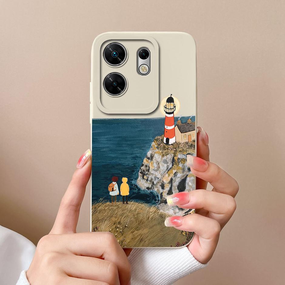 For Infinix Zero 30 4G 5G Case Cute Dinosaur Leopard Print Pattern Liquid Silicone Protective Back Cover For InfinixZero30 Funda