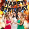 Happy Birthday Balloon Banner Party 16 Inch 3D Aluminum Foil Inflatable Letter kit set Banner Balloons Birthday Party Decorations Supplies Party