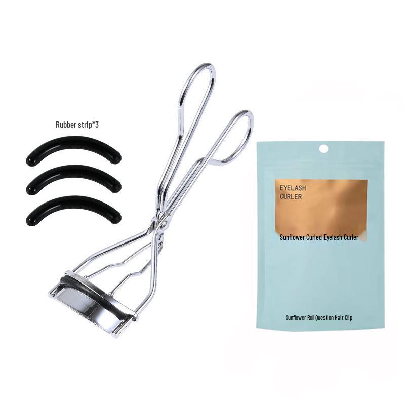 Stainless Steel Wide-Angle Eyelash Curler for Natural Curl - Beginner's Portable Hot Seller