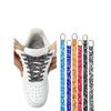 Elastic Shoelaces for Sneakers Flat Shoelaces No Tie Flower Printing Lazy Shoestring Accessories for Women Men Kids Couples