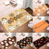 Halloween Decorative Welcome Doormat Anti-Slip Foot Mat Home Bathroom Toilet Floor Mat For Entrance Hall Home Decoration