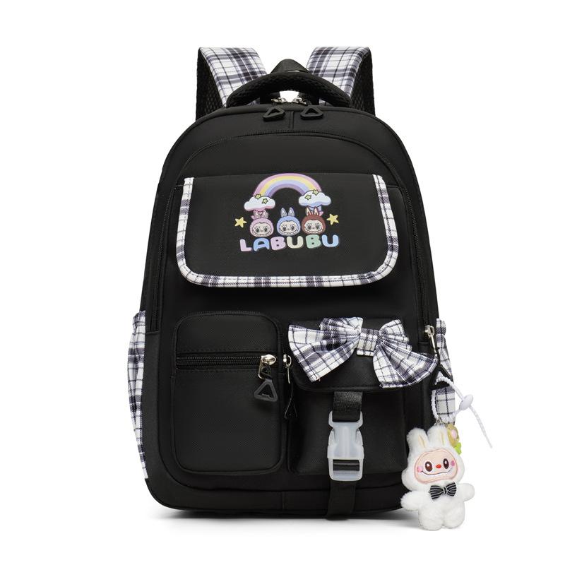 Schoolbag1011 new primary school bag for grades 1, 2 and 3 to reduce the burden of spine care for girls, girls and girls, light backpack for girls